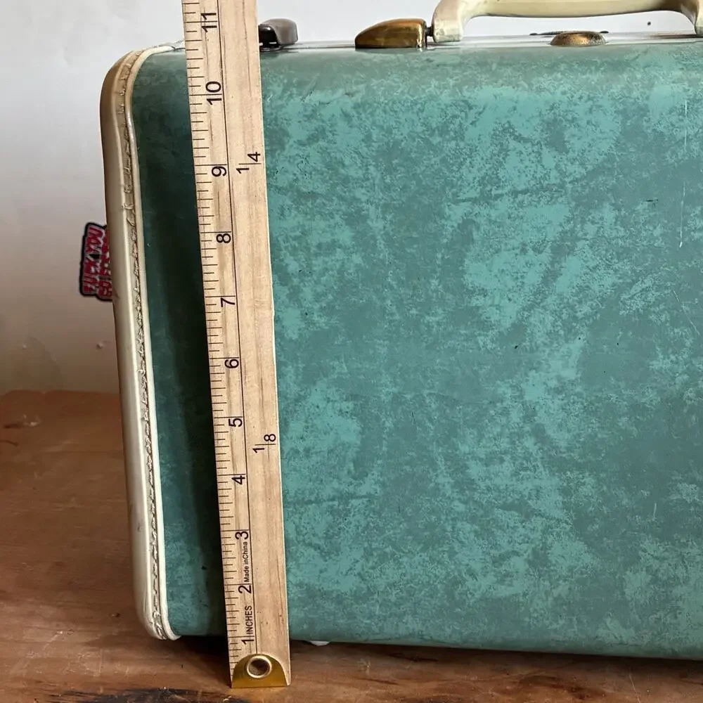 VTG 50s 60s Original Samsonite Shwayder Bros. Hard Shell Train Case Luggage